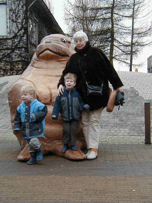 Op naar het dolfinarium voor marian haar verjaardag